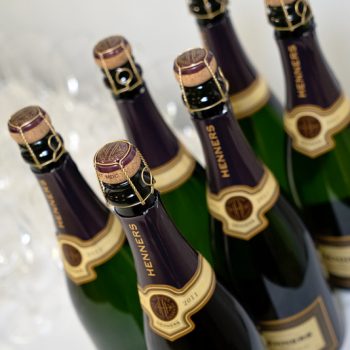 champagne bottles